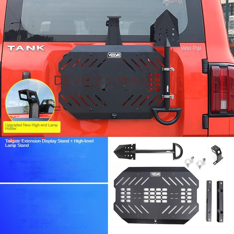 Rear Tailgate Expansion Bracket and Accessory Mount for GWM Tank Builds - product image 6 of 21