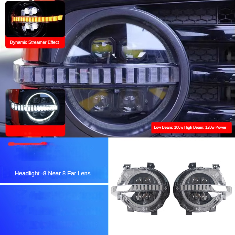 Laser LED Headlight Assembly Pair for GWM Tank 300 - product image 4 of 10