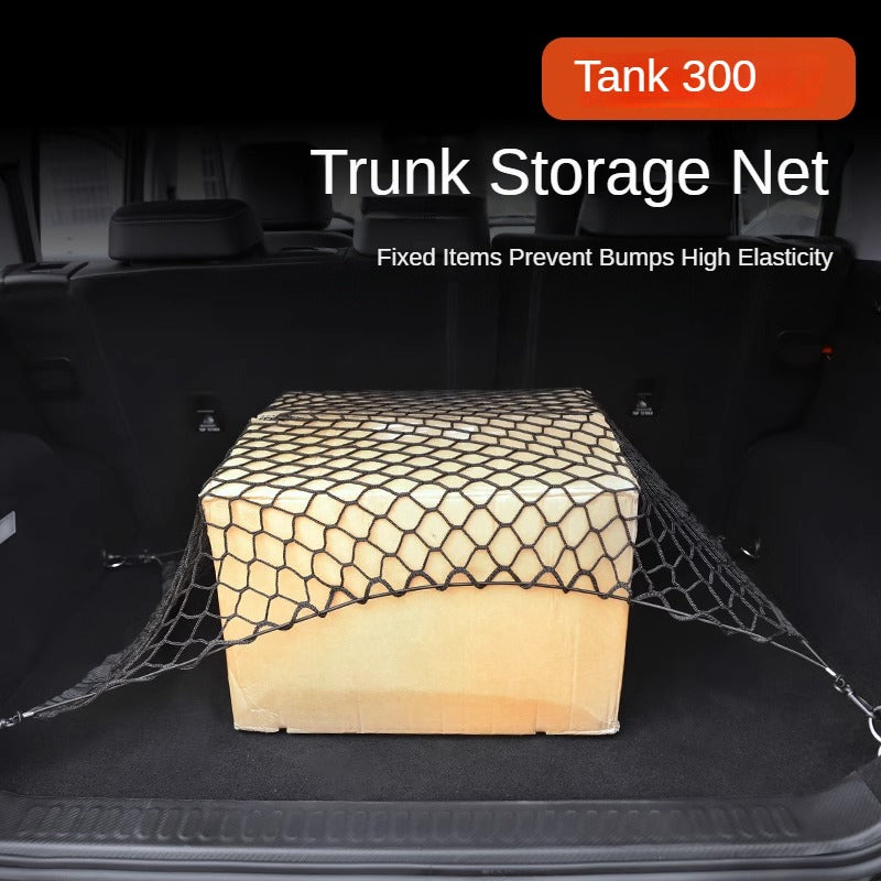 Anti-Slip Elastic Net Luggage Storage Bag for GWM Tank 300