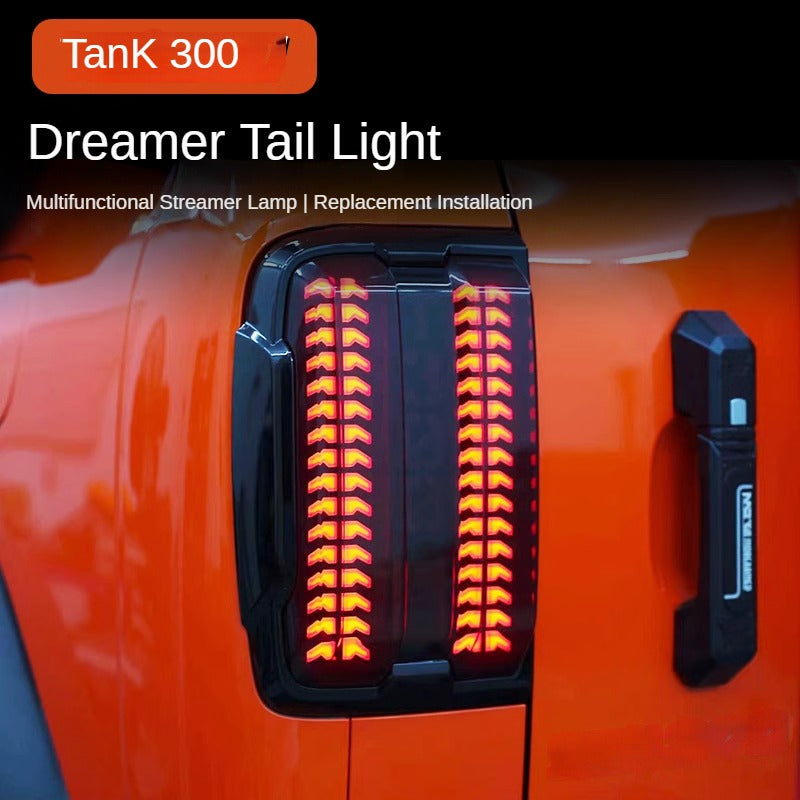LED Streamer Steering and Brake Tail Light Pair for GWM Tank 300 - product image 3 of 5