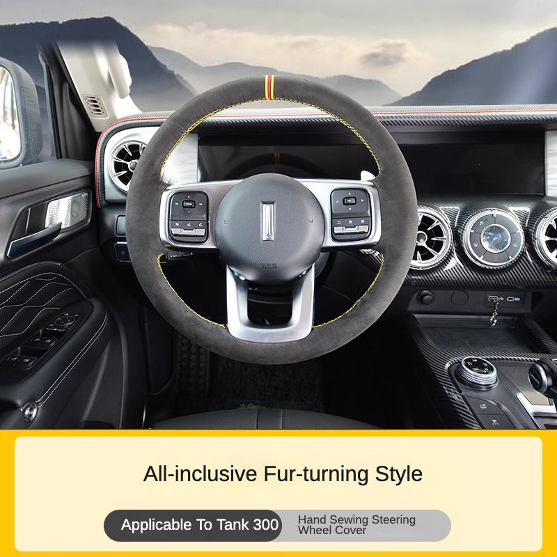 Ultra-Thin Suede Steering Wheel Cover for GWM Tank 300 - product image 6 of 9