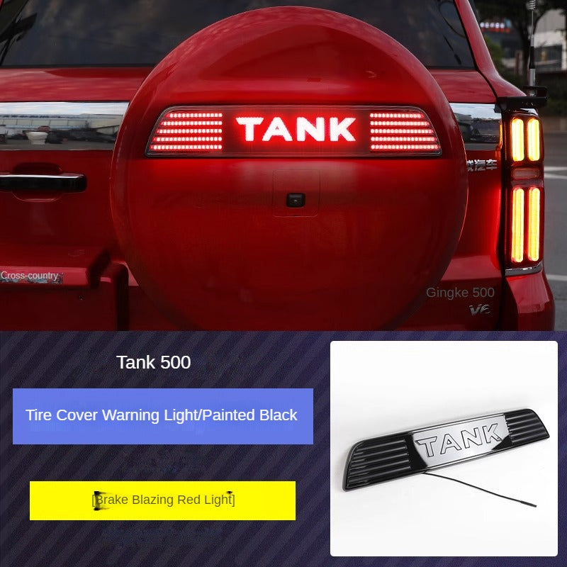 Spare Tire Cover LED Flow Light Strip for GWM Tank 500 Hi4-T