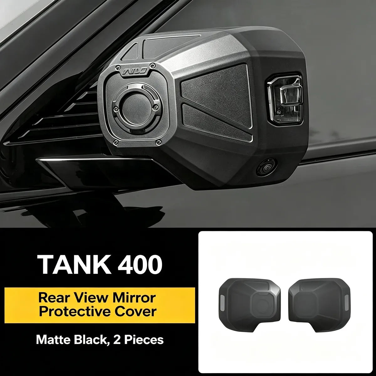 Cyberpunk mirrors for Tank 400 Hi4-T