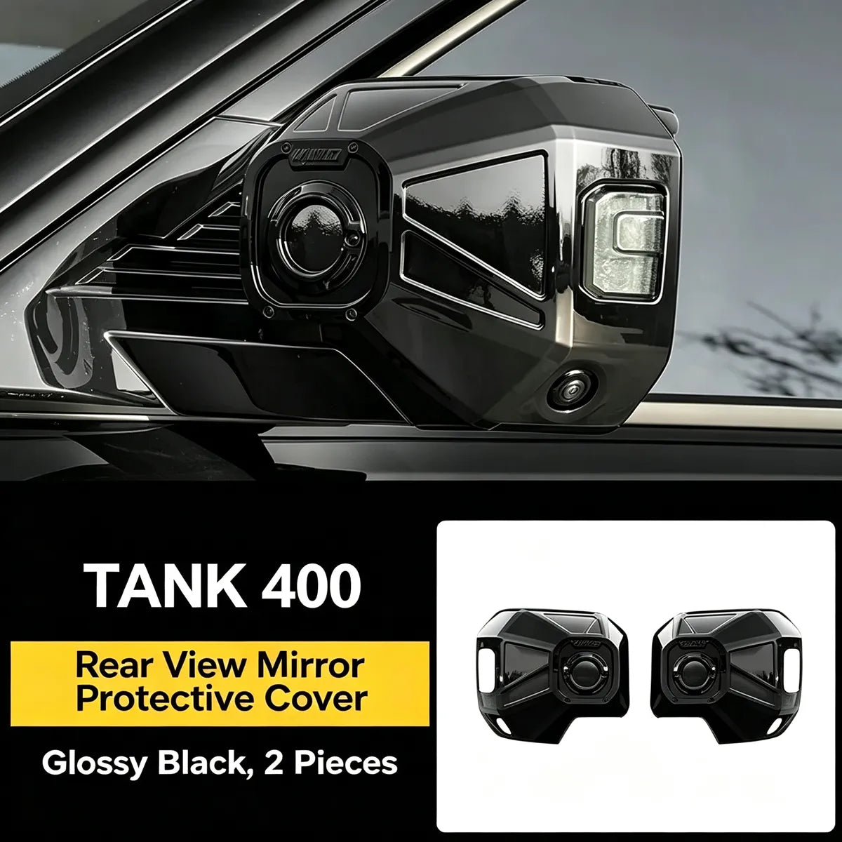 Cyberpunk mirrors for Tank 400 Hi4-T