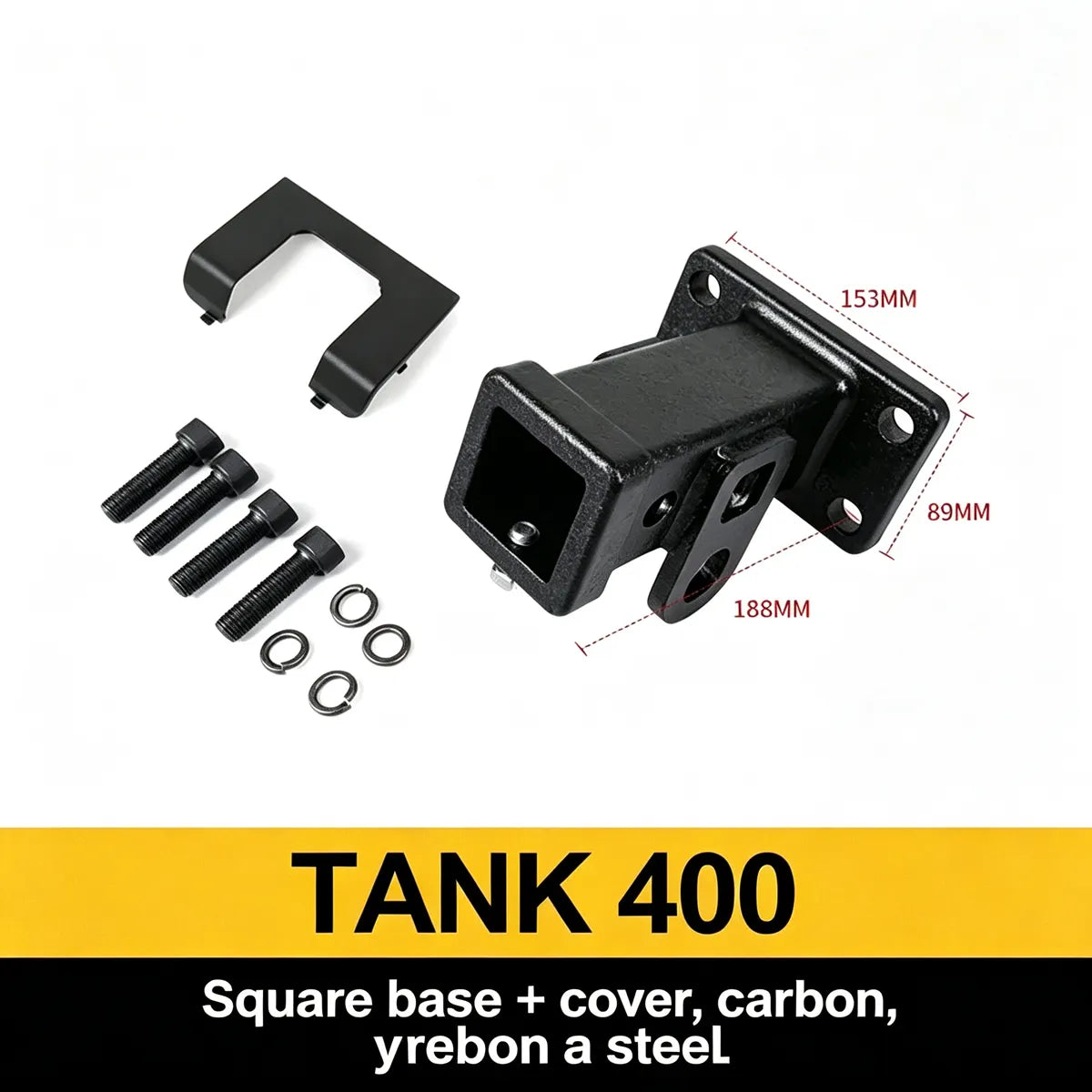 U-shaped traction coupling device for Tank 400 Hi4-T