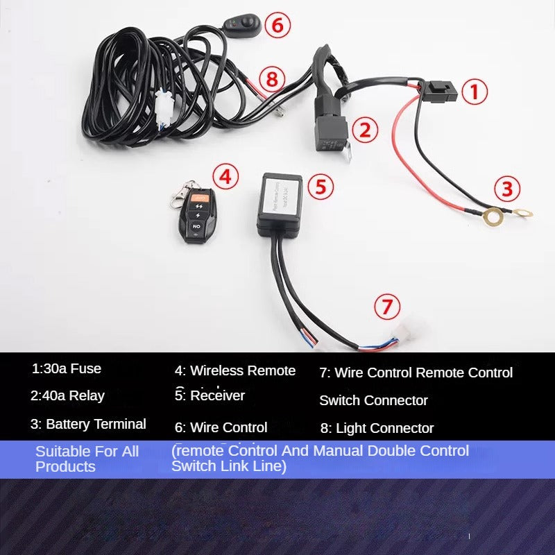 LITU Roof Light Bar and Laser Spotlight Options for GWM Tank Builds - product image 20 of 20
