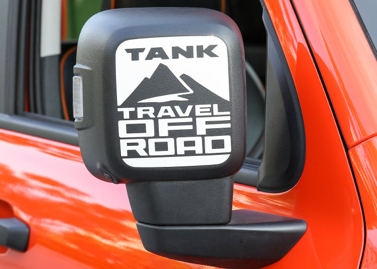 Reflective Mirror and Hood Letter Stickers for GWM Tank 300 - product image 3 of 6