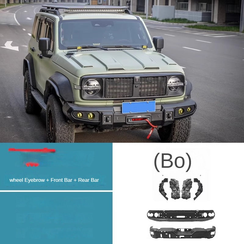 طقم صدام أمامي وخلفي وشبك ورفارف لـ GWM Tank 300 — صورة المنتج 7 من 9