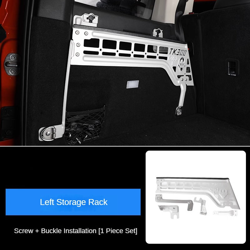 Aluminum Trunk Side Storage Rack System for GWM Tank 300