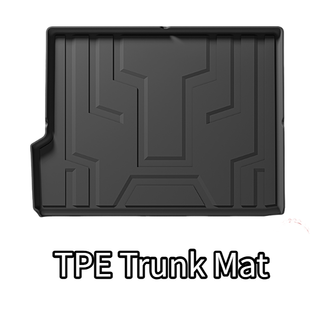 GWM Tank 500 Hybrid TPE Floor Mats (Double Layer) Trunk Mat TPE Rear Back Seat Protect Mat Four-piece Set
