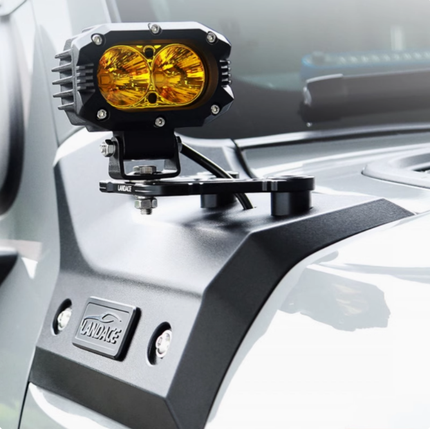 Landace A-Pillar Spotlight Stand Basic for GWM Tank 300 (Without Lights) - product image 4 of 6
