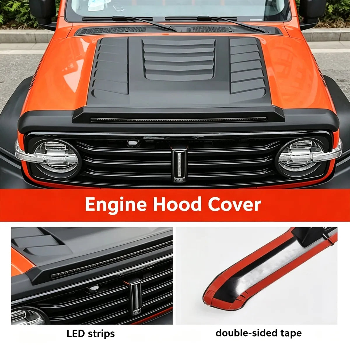 LED-lighted hood for Tank 300