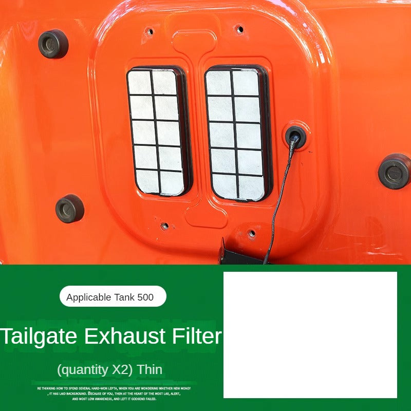 Tailgate Vent Dust Filter Shutter Set for GWM Tank 300 and 500 - product image 8 of 8