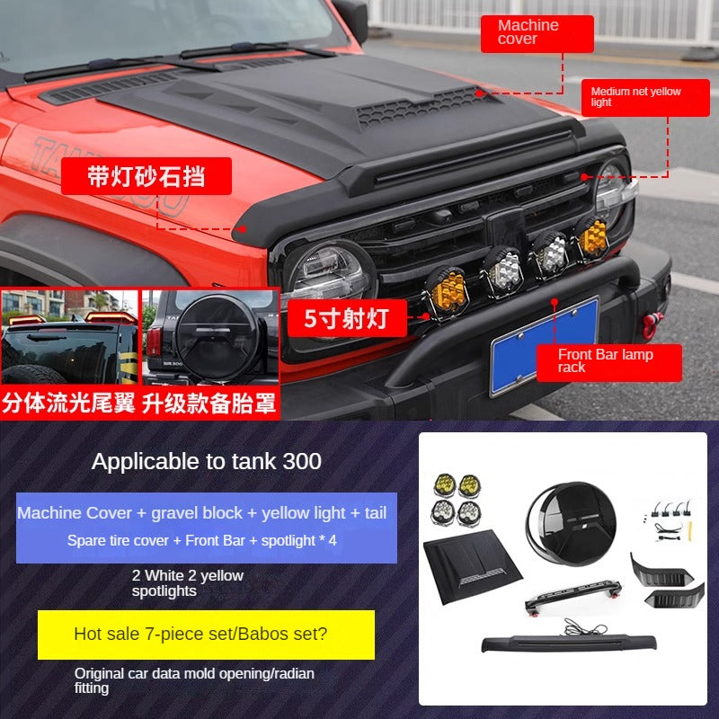 Blackout Exterior Lighting and Styling Kit Options for GWM Tank 300 - product image 20 of 21