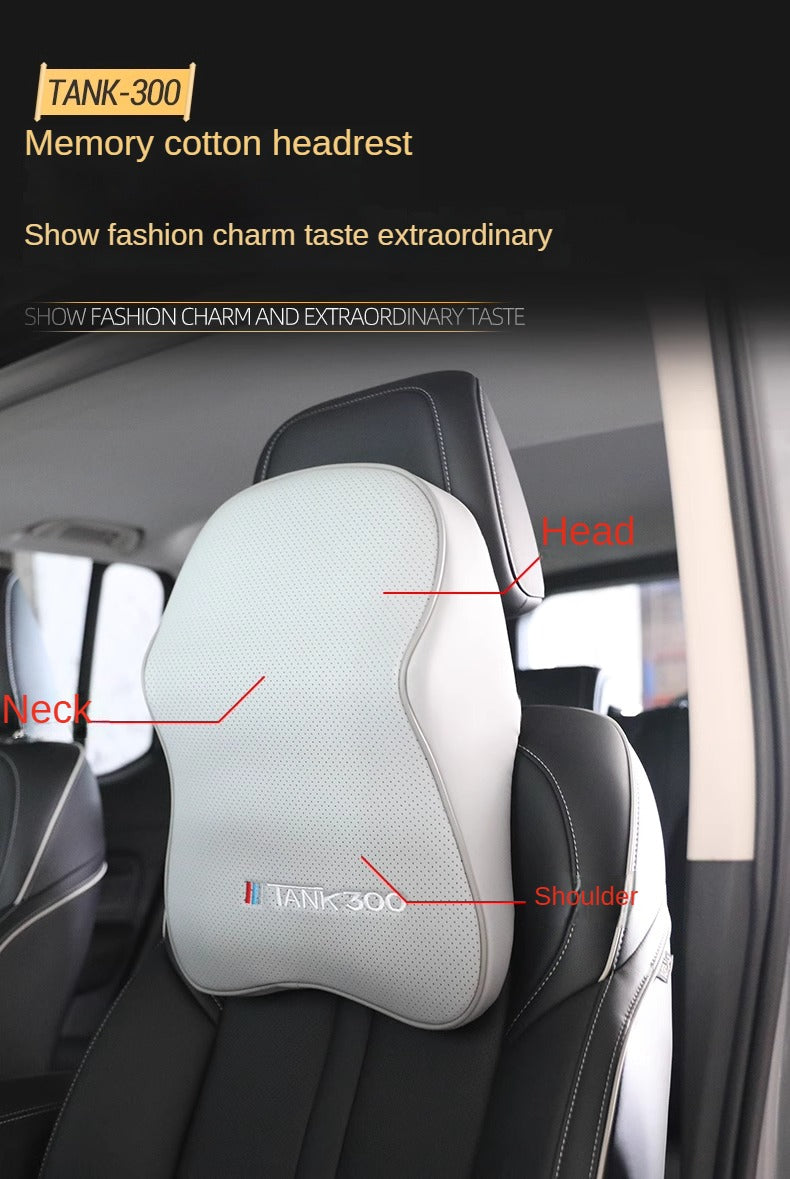 Memory Foam Headrest and Lumbar Pillow for GWM Tank 300/400/500/700 - product image 4 of 14