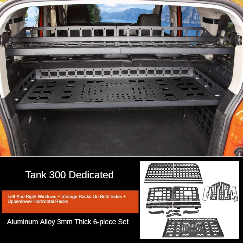 Modular Trunk Side Window Storage Rack System for GWM Tank 300