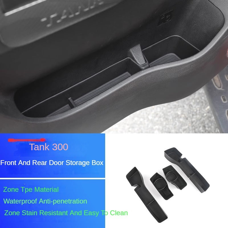 Door Slot Storage Pad and Console Storage Box for GWM Tank 300