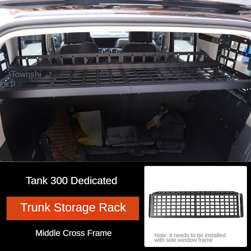 Modular Trunk Side Window Storage Rack System for GWM Tank 300