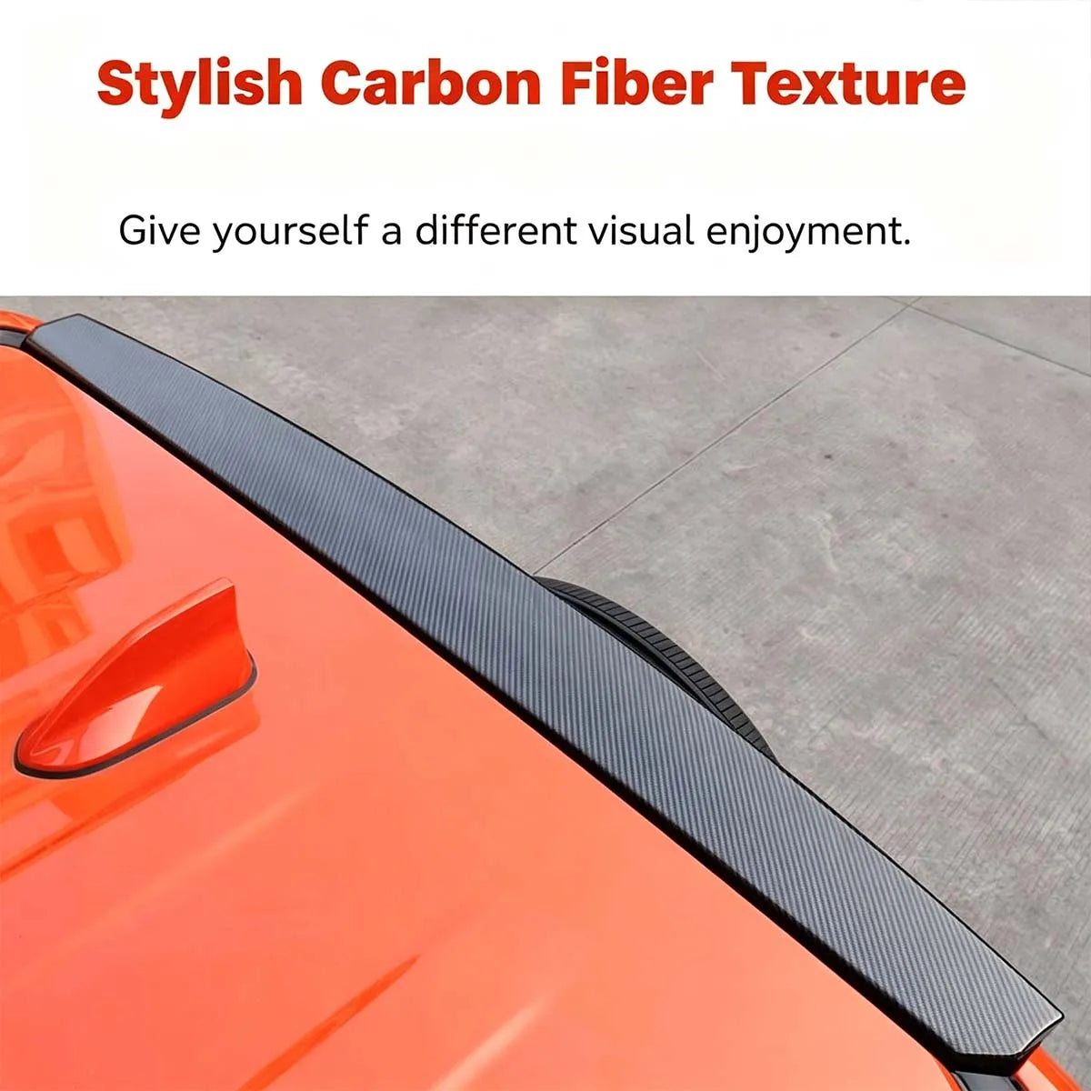 Rear spoiler with carbon pattern for Tank 300