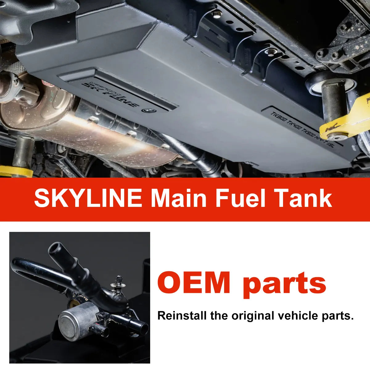 SKYLINE Main & Auxiliary Fuel Tanks for GWM Tank 300, 400 & 500