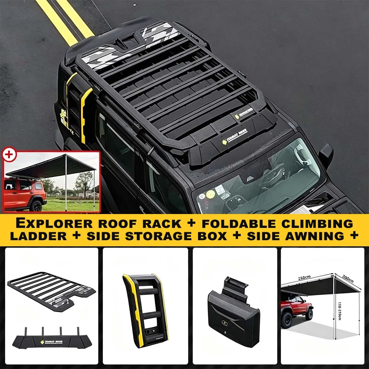 Track Roof Kit for Traveler Tank – Style 3