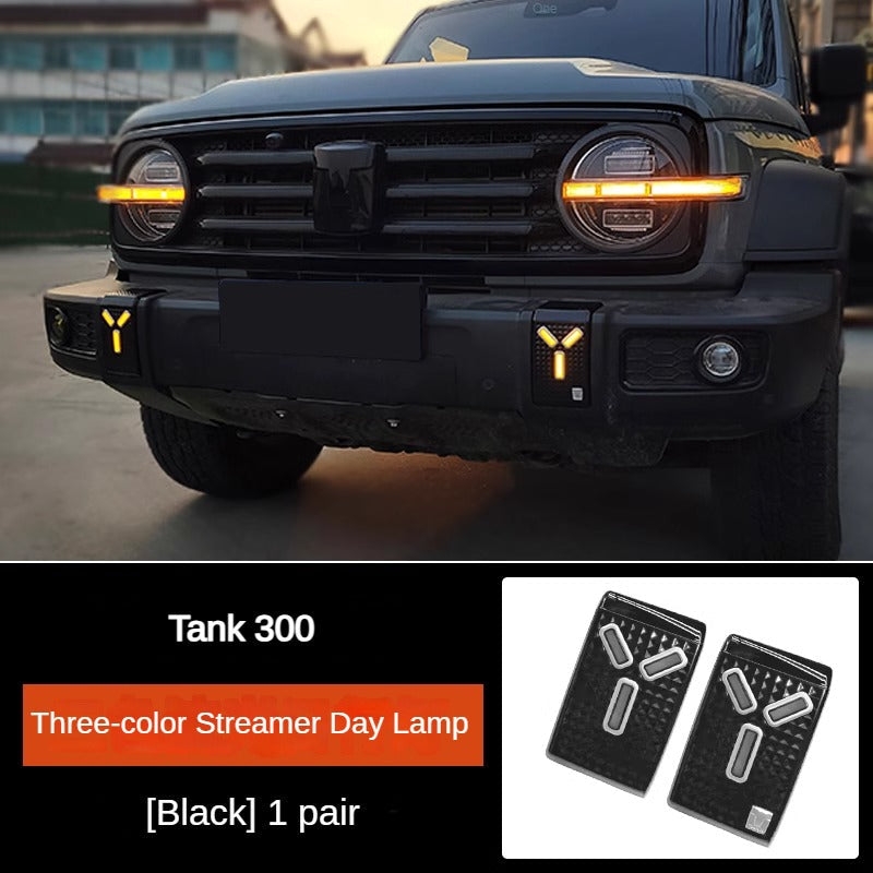 Tri-Color Streamer Daytime Running Light Pair for GWM Tank 300 - product image 4 of 5