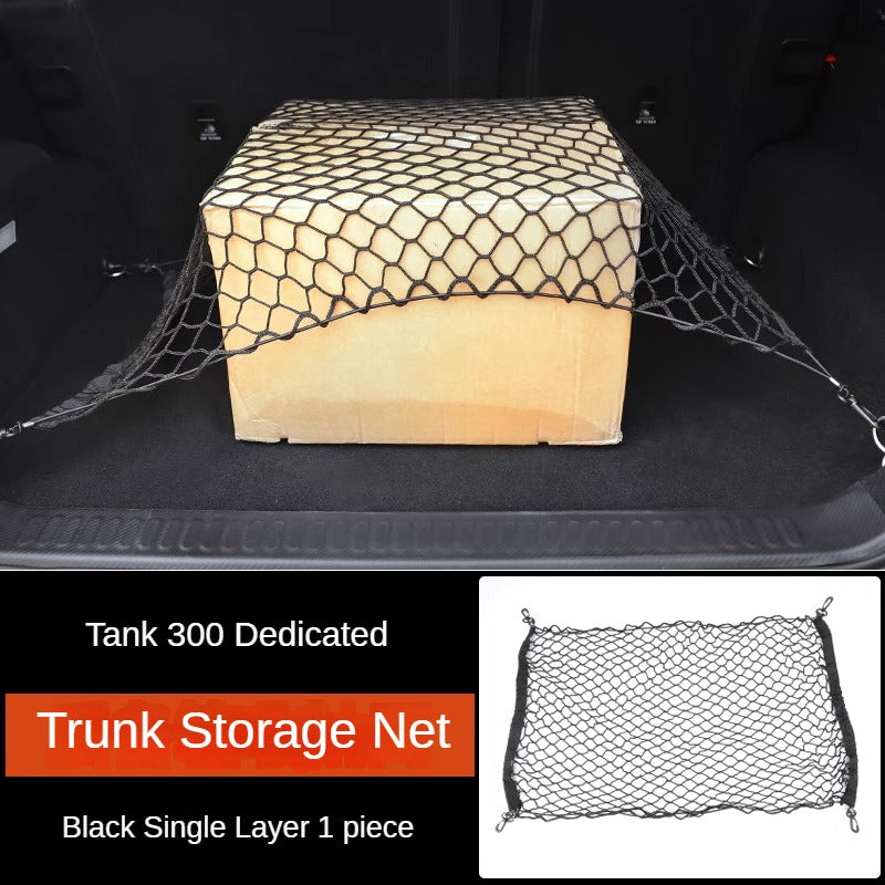 Anti-Slip Elastic Net Luggage Storage Bag for GWM Tank 300