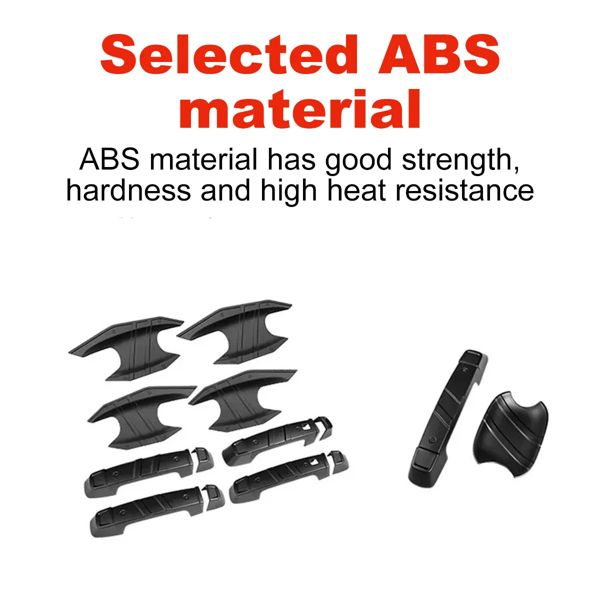Protective linings on exterior door handles Tank 400