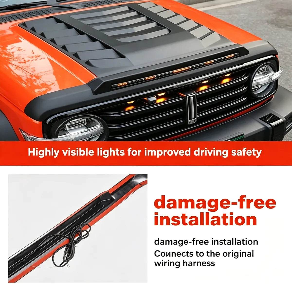 LED-lighted hood for Tank 300