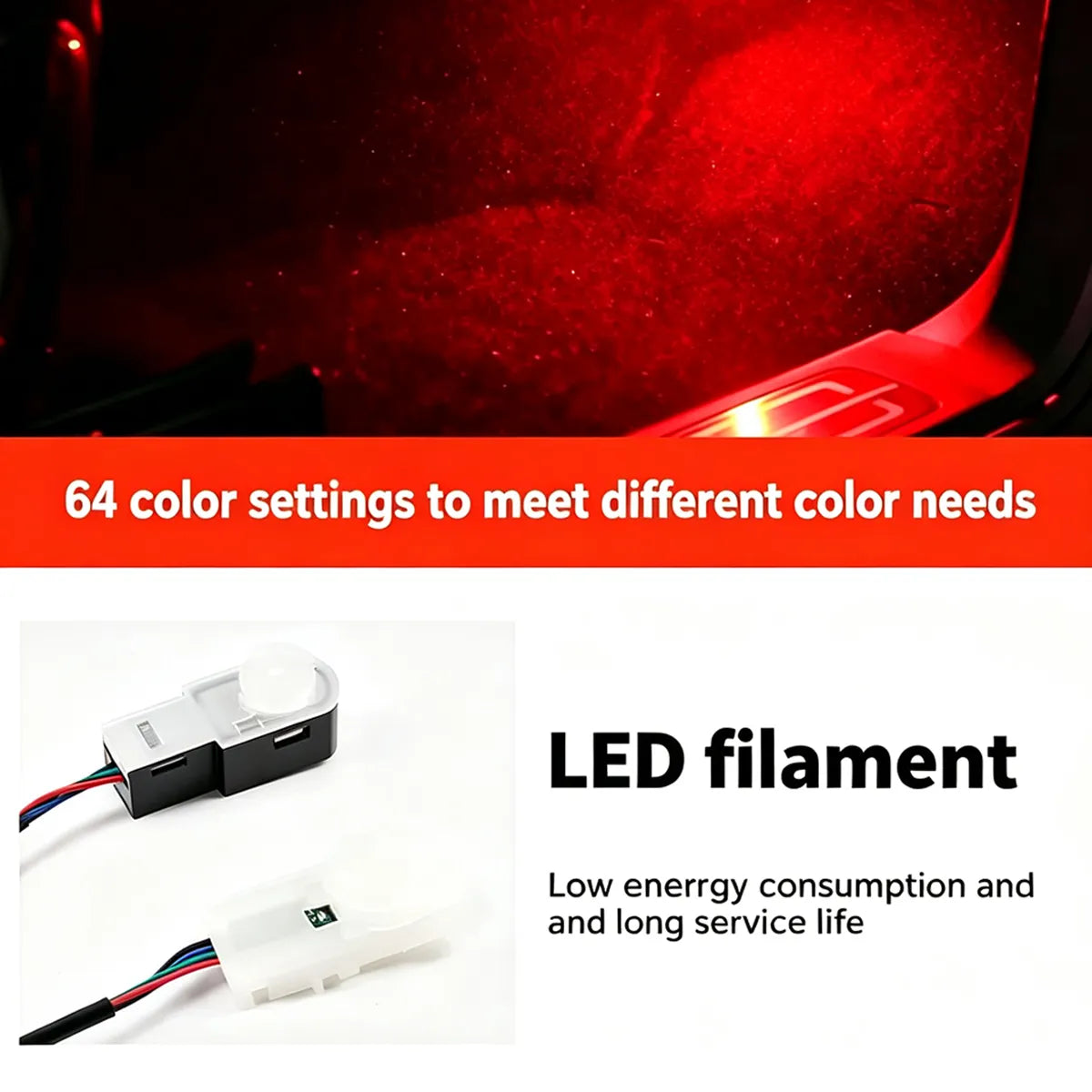 Bright multicolor lighting Tank 300