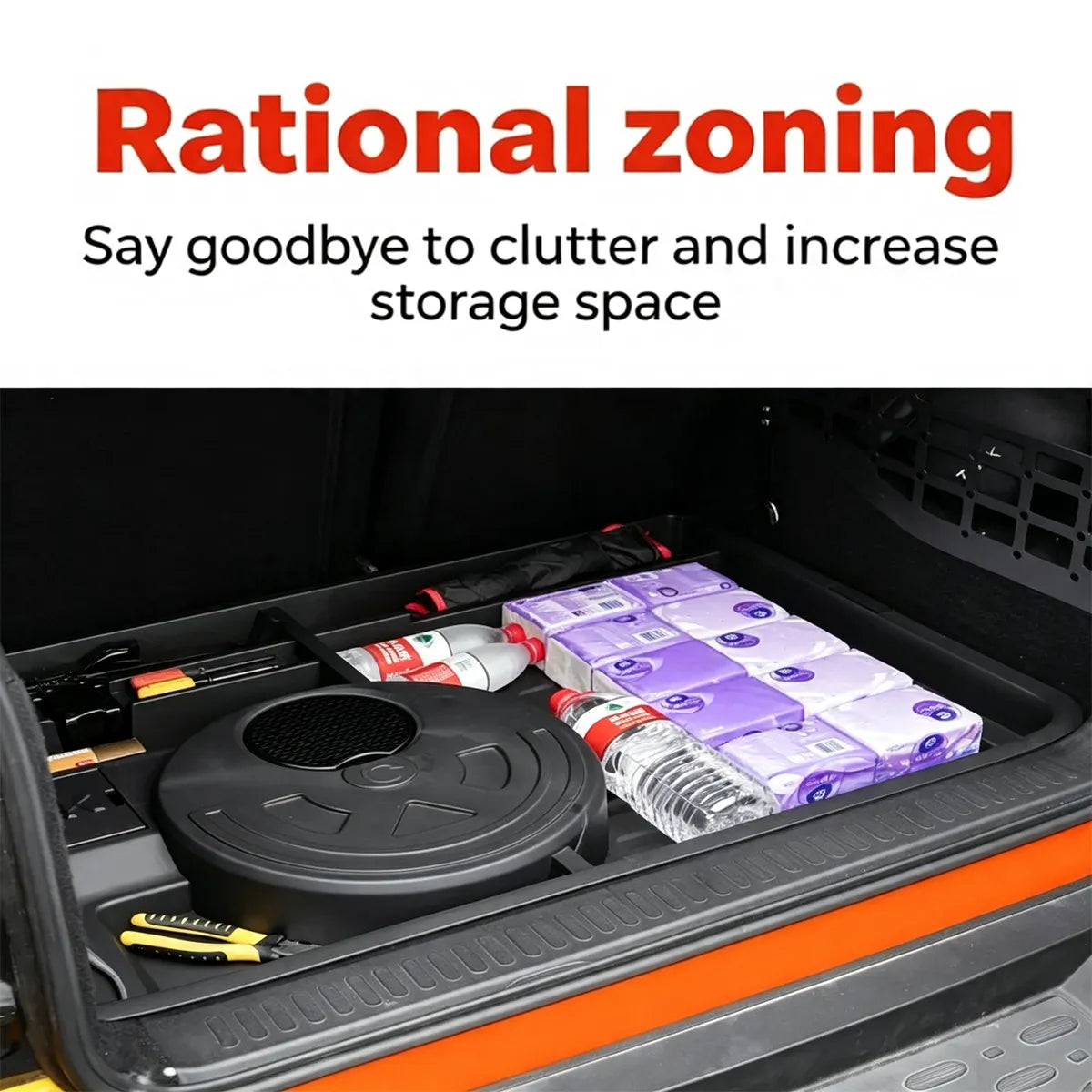 Organiser for the trunk Tank 300 – lower level of storage – Style 2