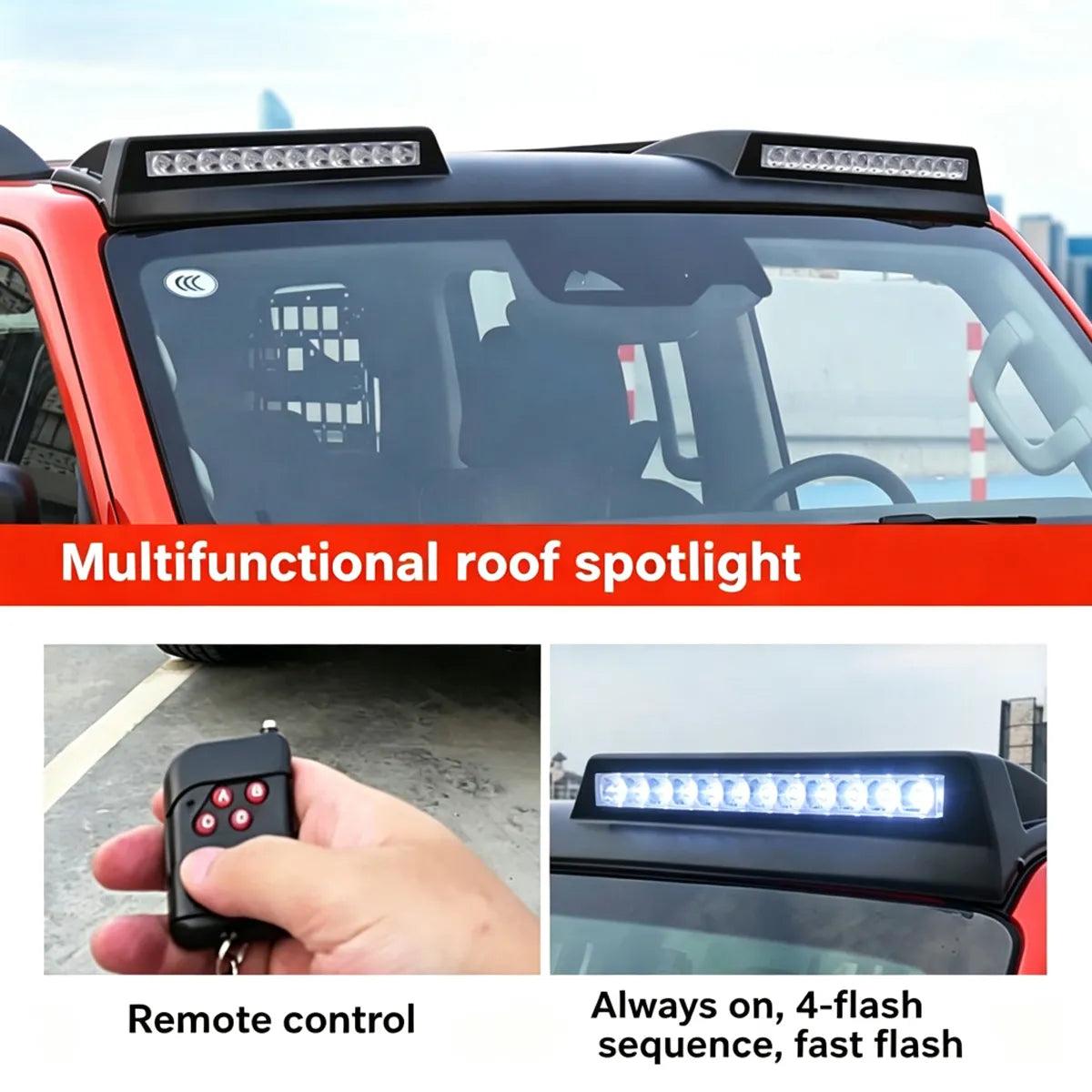 LED Rear Roof Spoiler for Tank 300