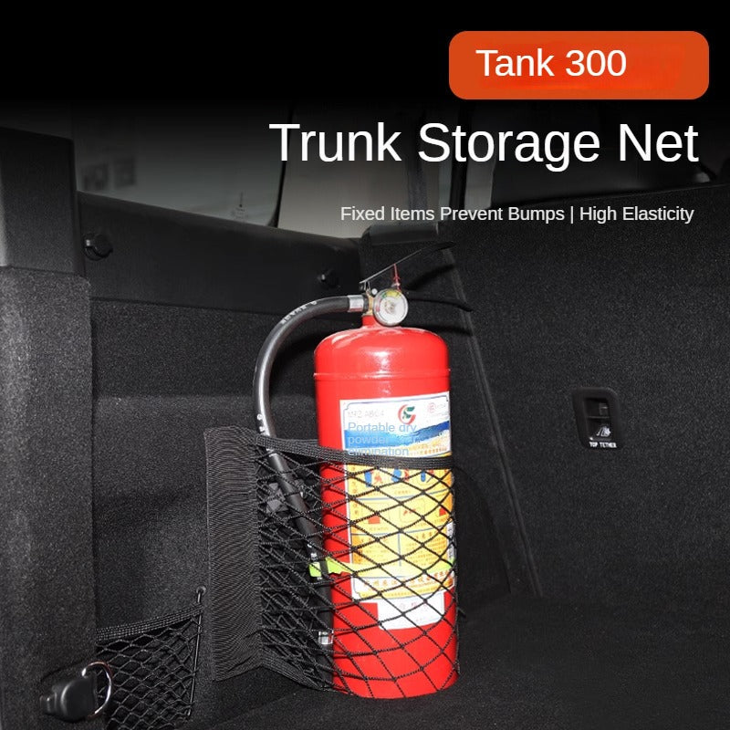 Anti-Slip Elastic Net Luggage Storage Bag for GWM Tank 300