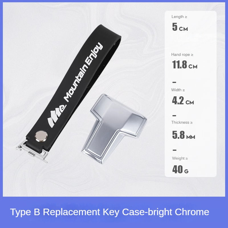 Half-Pack Chrome Key Shell for GWM Tank 300 and Tank 500 - product image 7 of 10
