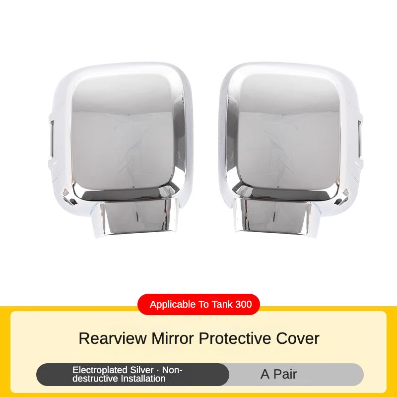 Rear View Mirror Cover and Rain Eyebrow Pair for GWM Tank 300 - product image 5 of 9