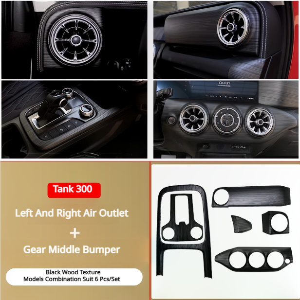 Interior Gear Panel Trim Stickers for GWM Tank 300 - product image 4 of 14