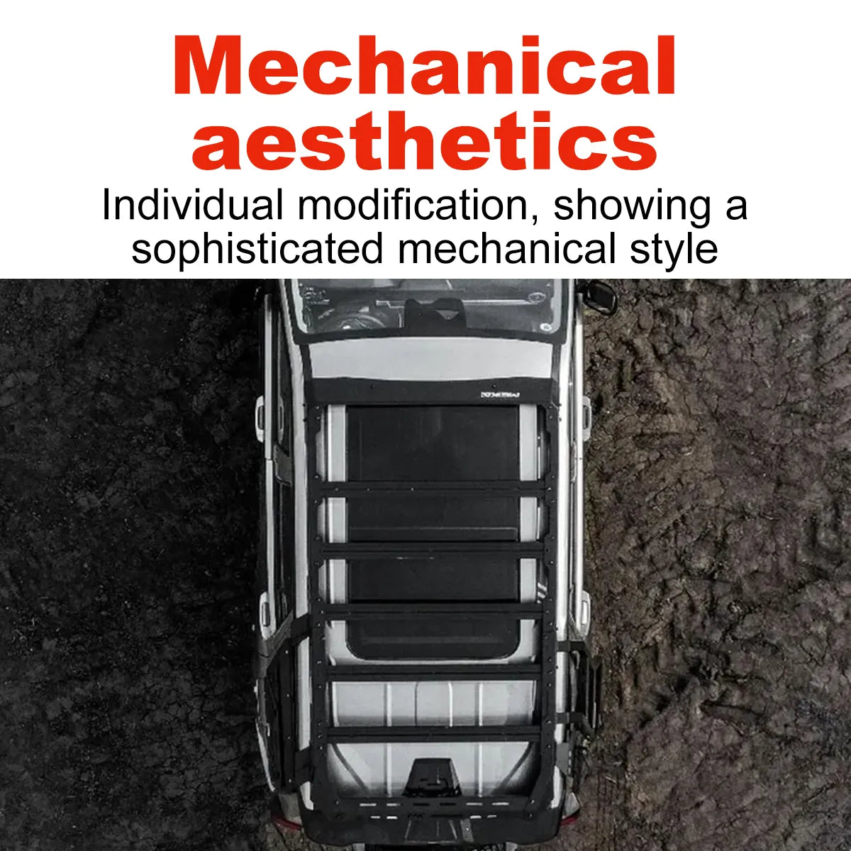 Tank 400 roof rack for the meika