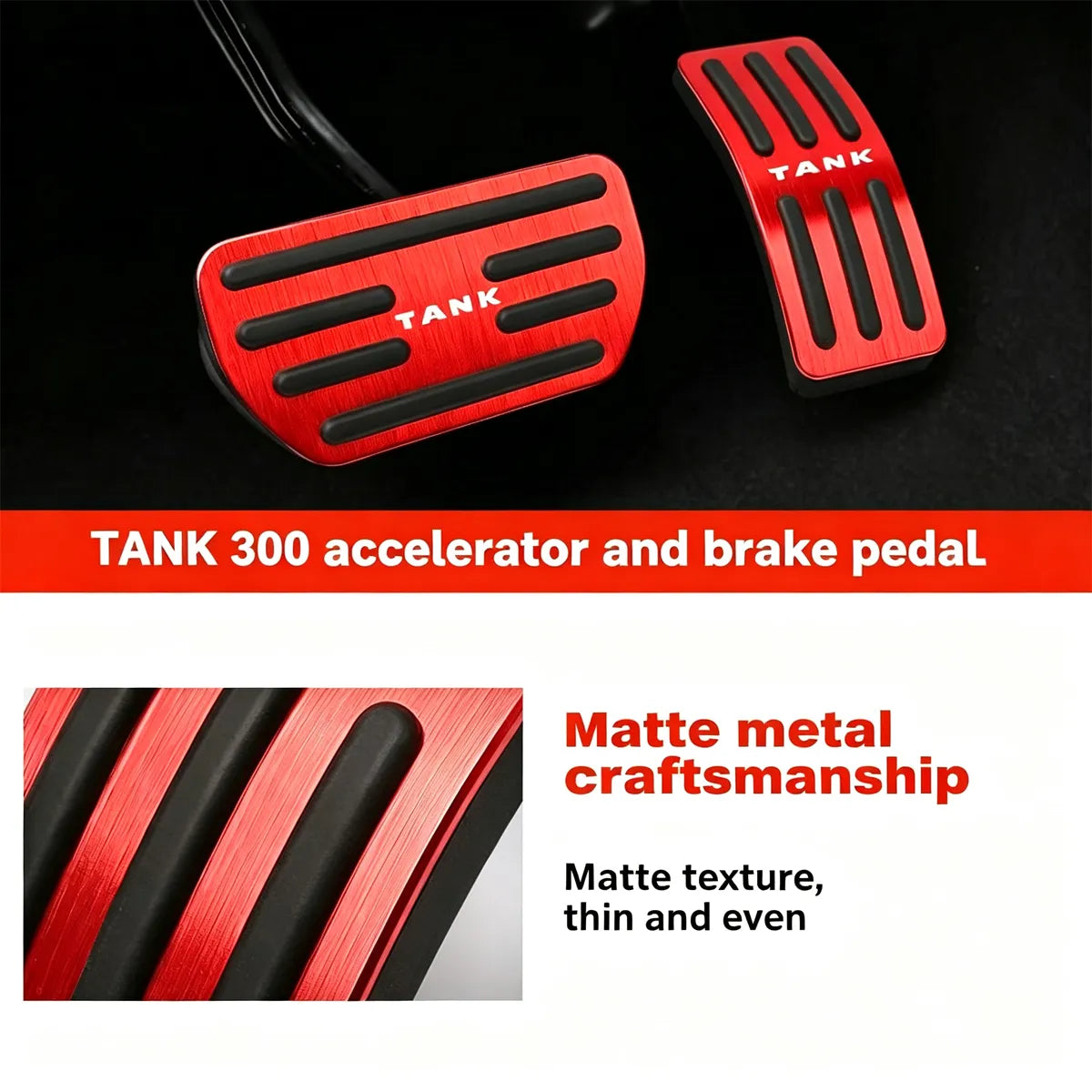 Tank 300 protective cover for footrests