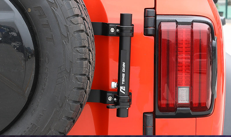 Tailgate Spare Tire Flagpole Frame Bracket for GWM Tank 300 - product image 4 of 7