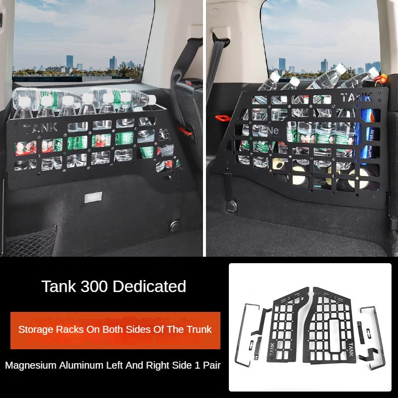 Modular Trunk Side Window Storage Rack System for GWM Tank 300