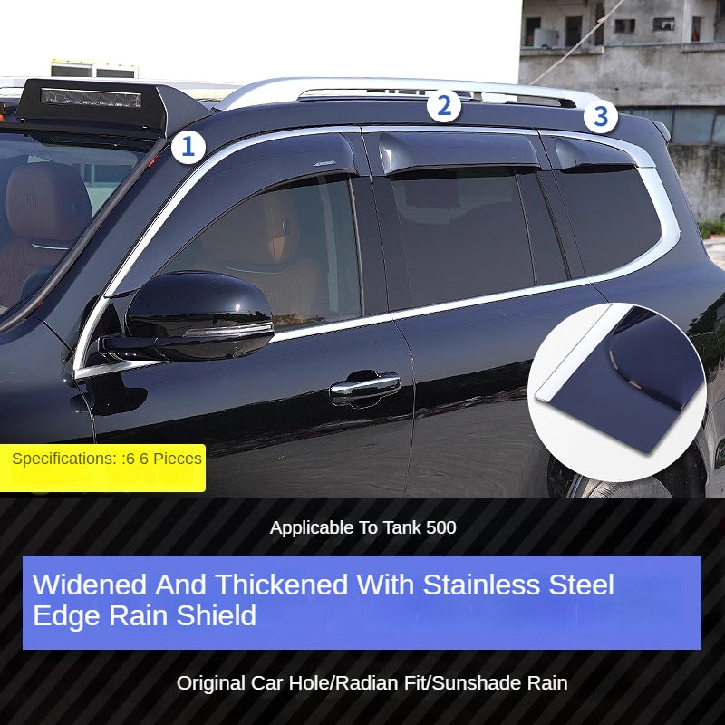Rain Guard Window Visor Set for GWM Tank 500 - product image 9 of 9
