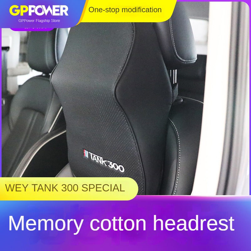 GWM Tank 300/400/500 Headrest Waist Neck Pillow Memory Cotton Pillow Seat Car