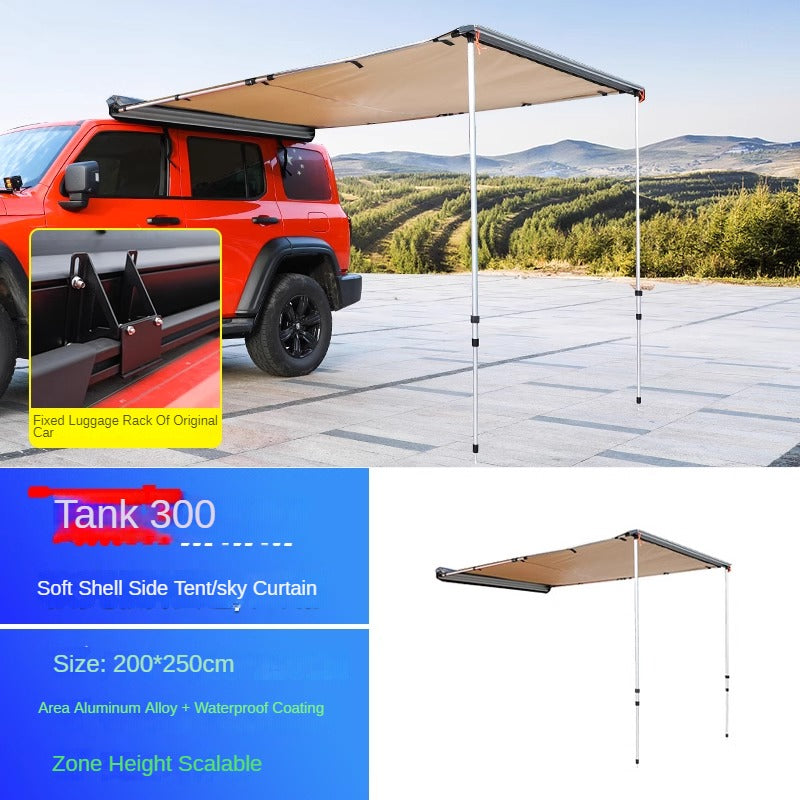 2 x 2.5 m Side Awning, Roof Rack and Ladder Options for GWM Builds - product image 3 of 15