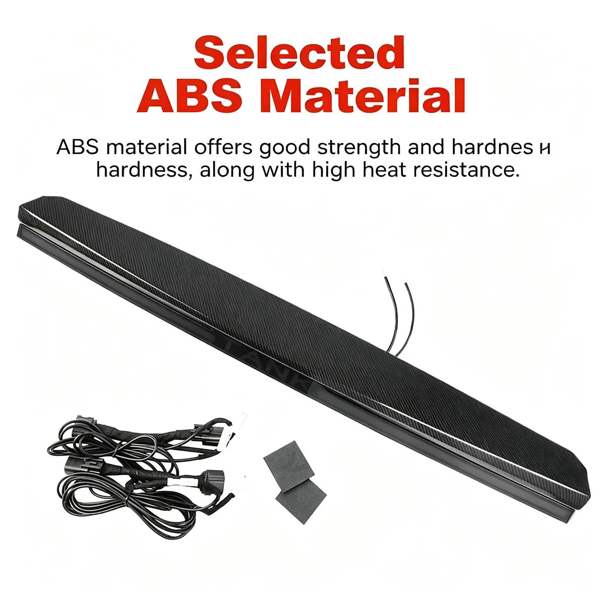 Rear spoiler with carbon pattern for Tank 300