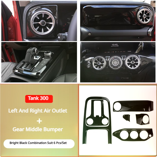 Interior Gear Panel Trim Stickers for GWM Tank 300 - product image 6 of 14