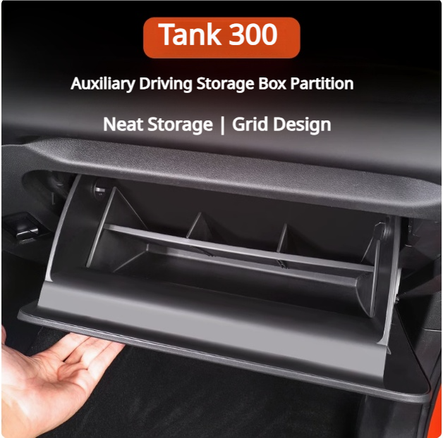 Glove Box Storage Partition for GWM Tank 300