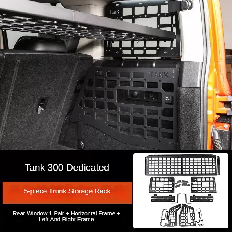 Modular Trunk Side Window Storage Rack System for GWM Tank 300