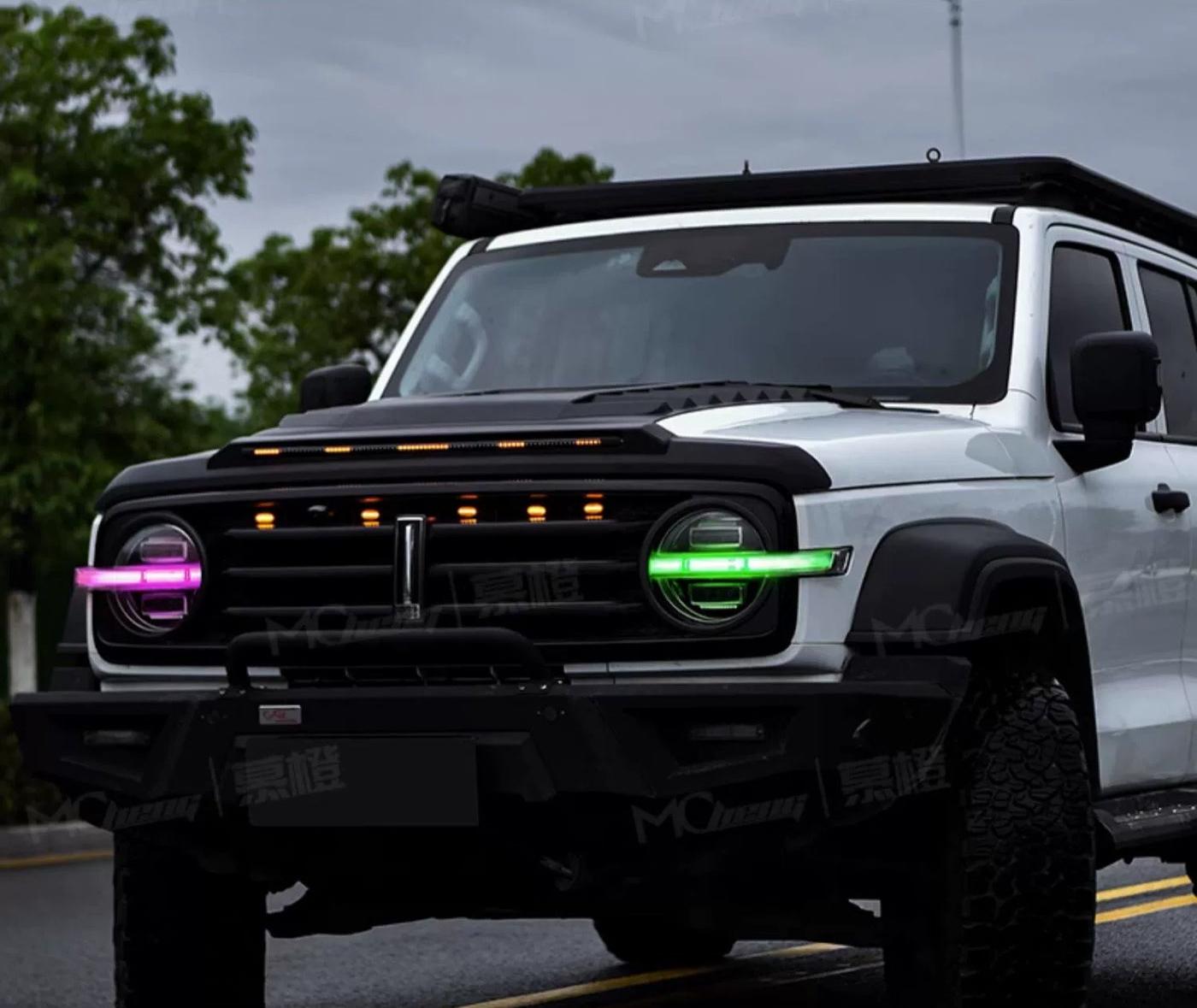 Colorful Daytime Running Light Set for GWM Tank 300 - product image 3 of 3