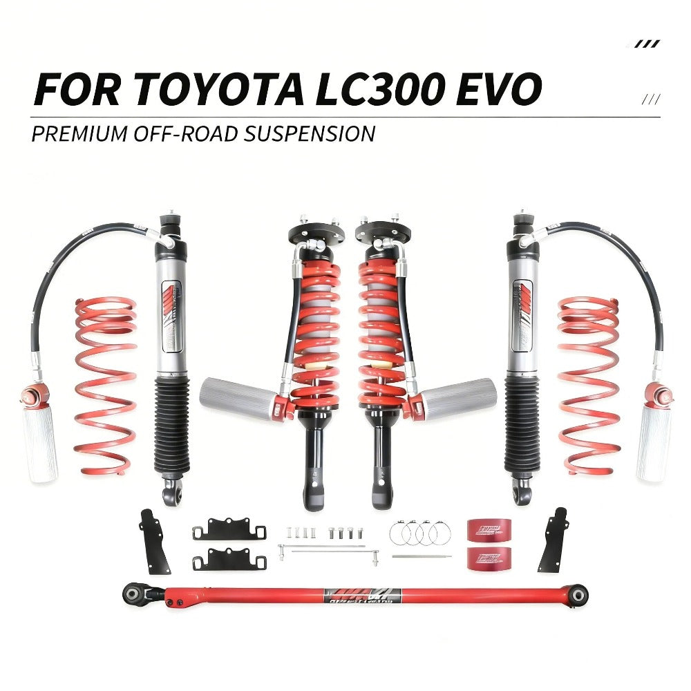 Toyota LC300 EVO 73 SHAXI Nitrogen-Filled Adjustable Shock Absorbers(2 inches)