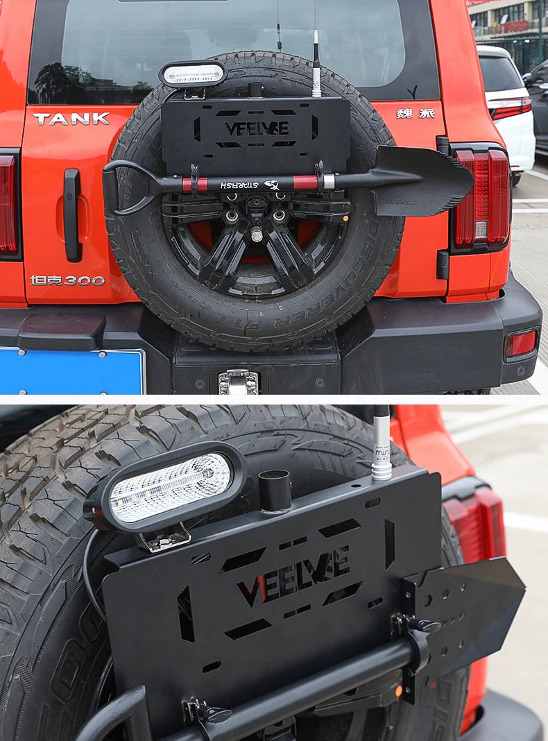 GWM Tank 300 Spare Tire License Plate Holder